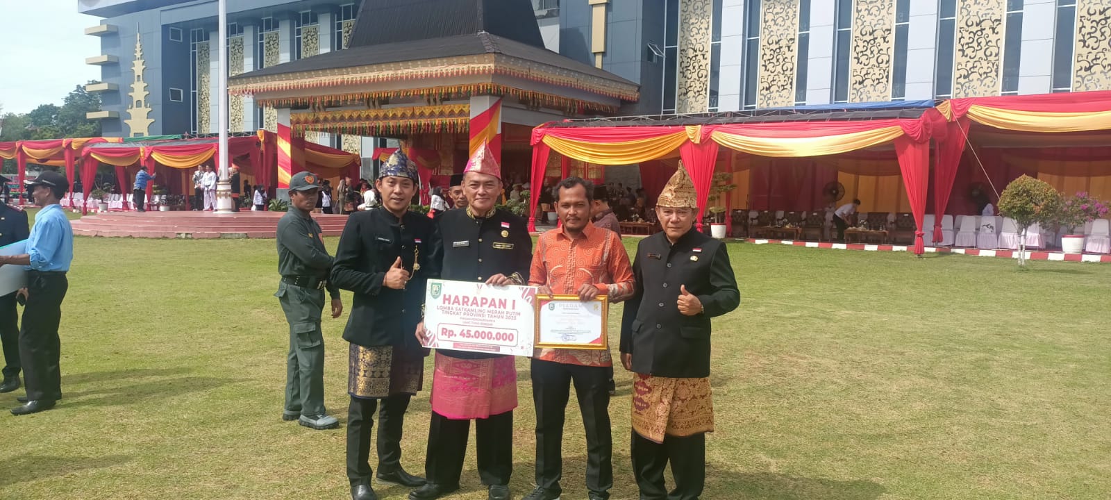 Lomba Satkamling Tingkat Provinsi Bengkulu, Desa Kota Praja Raih Harapan 1 Hadiah Rp 45 Juta 